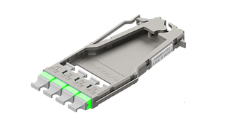 Кассетный модуль серии CORE 8, 4 × MTP, зеленый, KeyUp/KeyDown