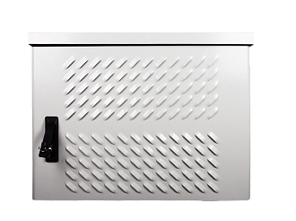 Шкаф Racknet F65 промышленный всепогодный настенный, укомплектованный системой вентиляции и обогрева, 6U, 600 × 330 × 400 мм, серый