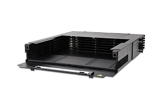 Оптическая панель высокой плотности серии CORE 12, 19'' 2U кассетная, 24 кассеты