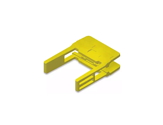 Держатель штырей MTP PRO без штырей, одномод, желтый, 10 комплектов