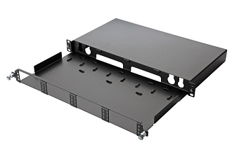 Панель 19'' Q-SLOT, 1U, выдвижная, 4 слота, корпус