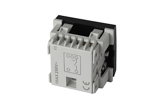 Выключатель одноклавишный 45 × 45 мм 10 A – 250 В, графитовый черный