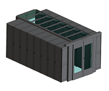 Универсальная система изоляции холодных/горячих коридоров Q-SPACE