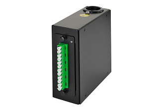 Комплект планка Q-SLOT с 6 адаптерами дуплекс LC OS2, монтажные шнуры, APC, КДЗС