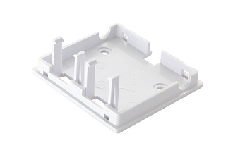 Настенная коробка 2-портовая, белый