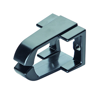 Кольцо пластик, 43 x 65 x 43 мм, черный