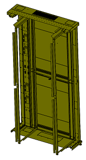 Воздухоразделительная рама для шкафов D9000, 42U